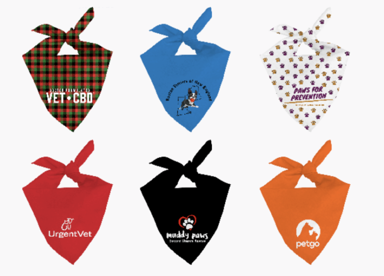 Custom Dog Bandanas